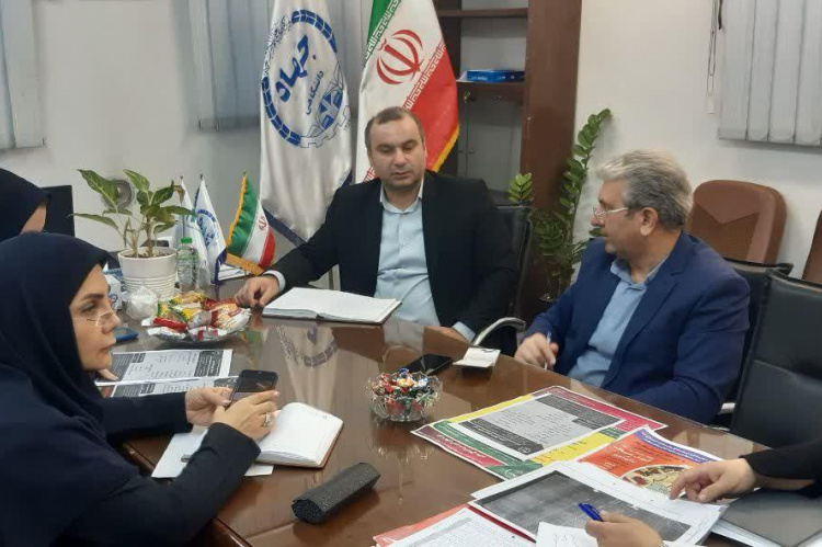 نشست مشترک حوزه معاونت آموزشی جهاد دانشگاهی  و اداره ترویج جهاد کشاورزی استان گیلان